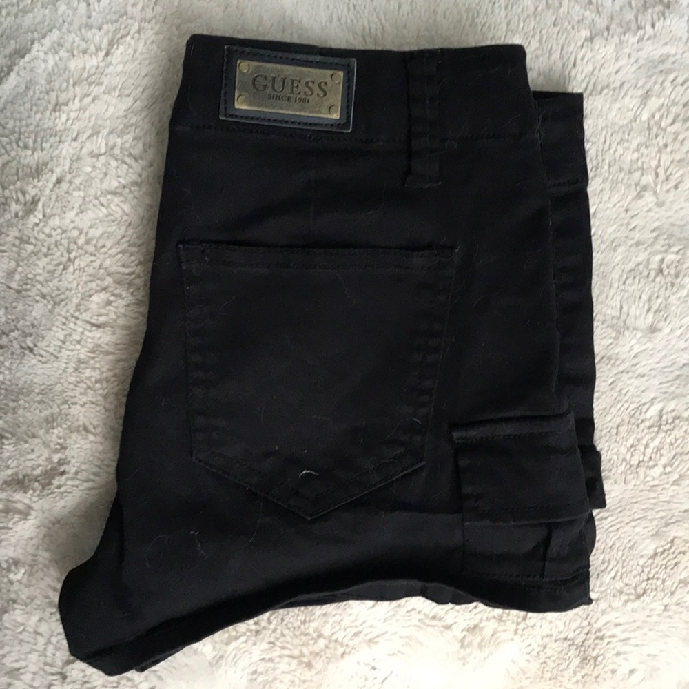 Black Shorts size 24 by GUESS